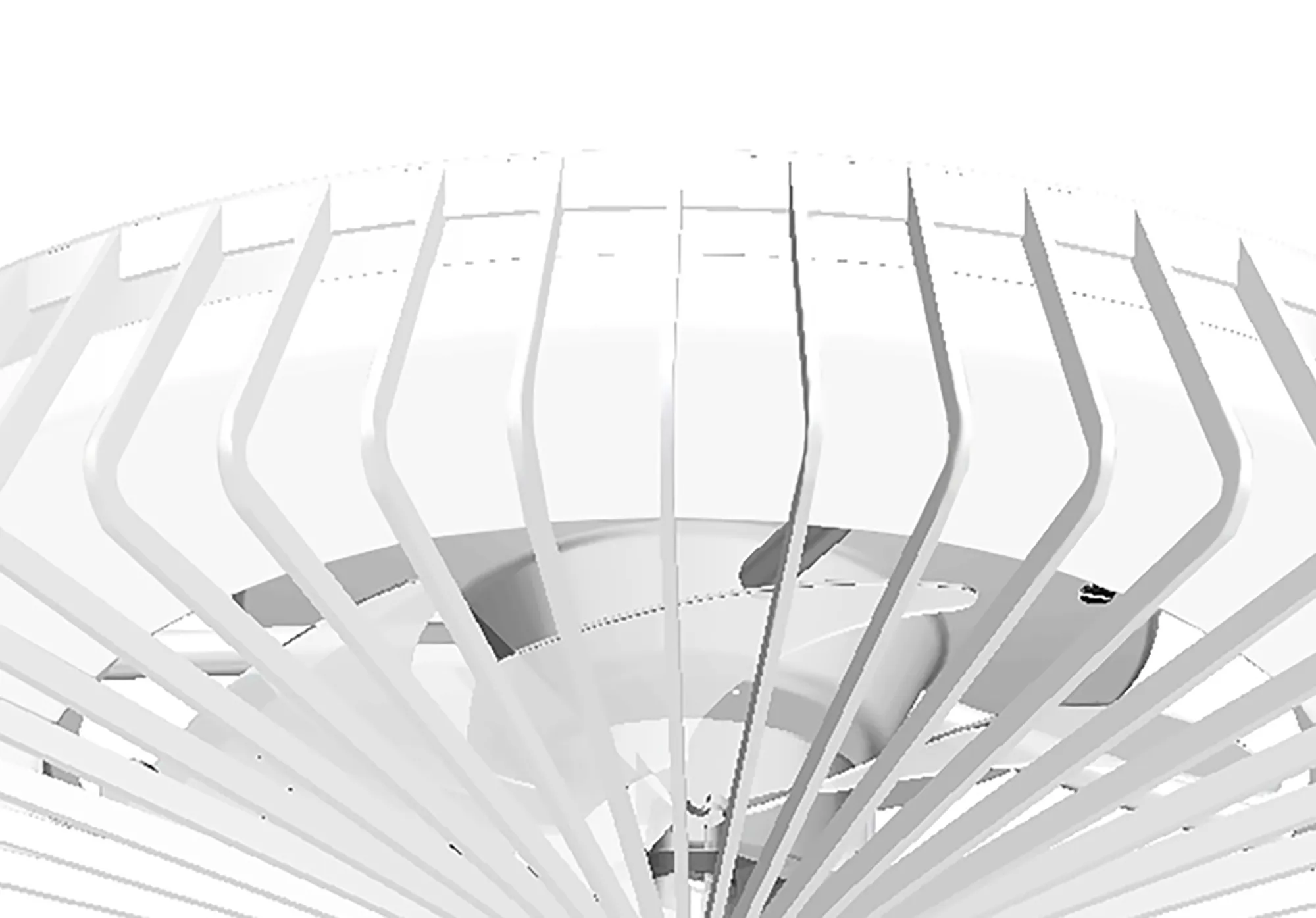 Himalaya 70W LED Dimmable Ceiling Light & Fan, Remote / APP / Voice Controlled White M7120  Mantra Ventilacion Himalaya